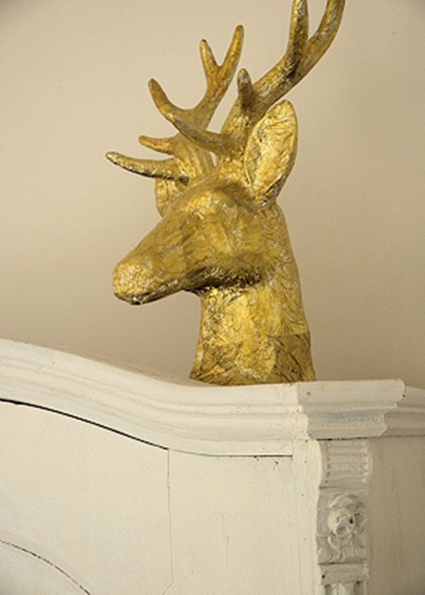 Hirschdeko im Tagungshotel