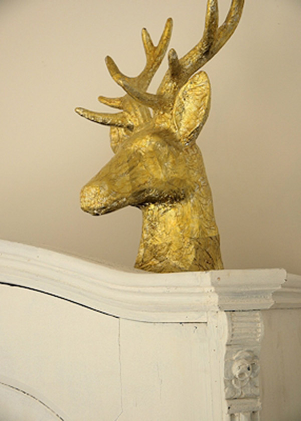 Hirschdeko im Tagungshotel